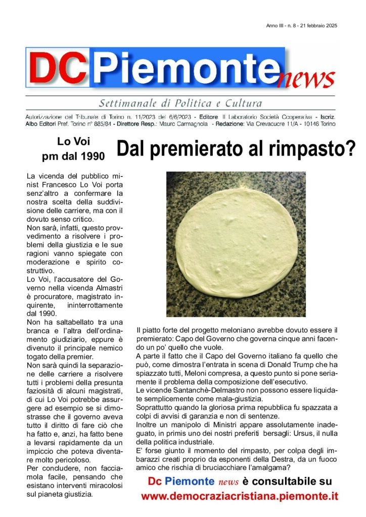 thumbnail of Febbraio 2025 Numero 08