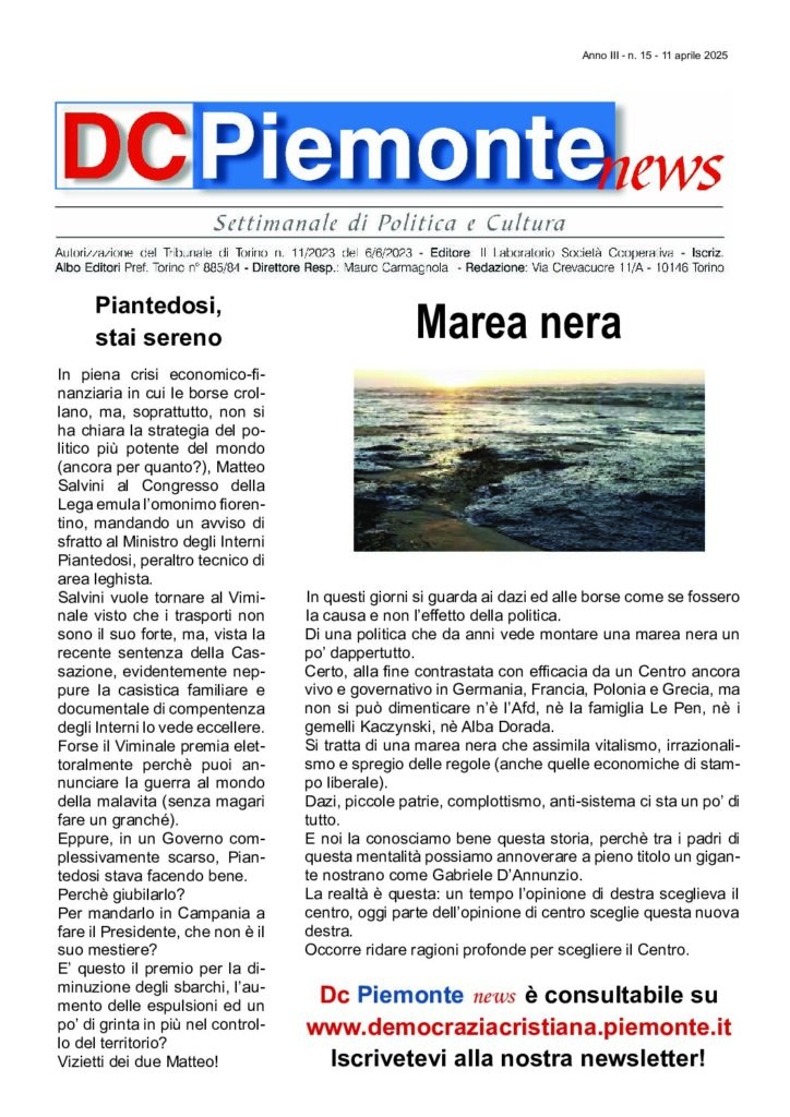 thumbnail of Aprile 2025 Numero 15