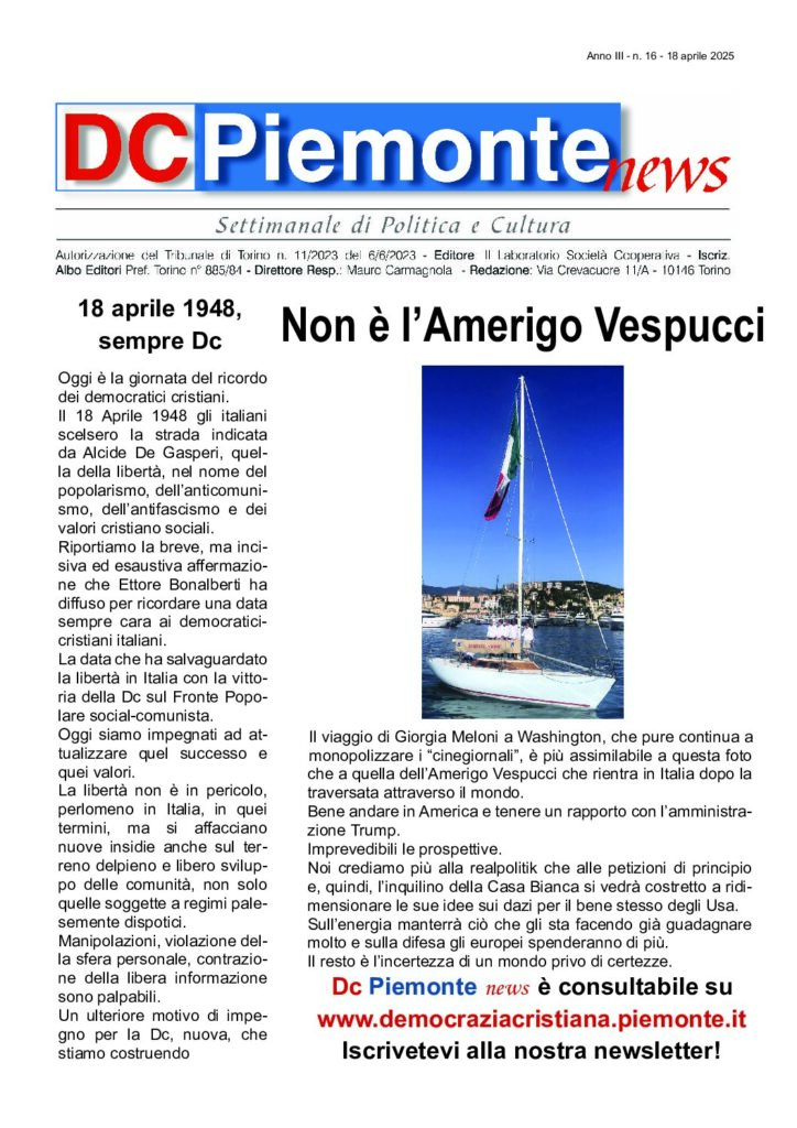 thumbnail of Aprile 2025 Numero 16