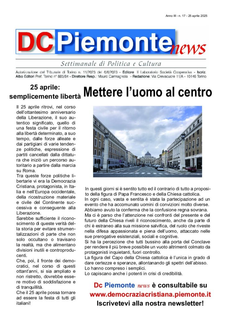 thumbnail of Aprile 2025 Numero 17