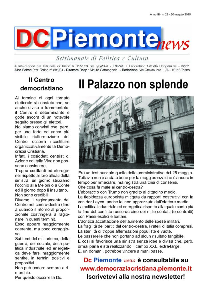thumbnail of Maggio 2025 Numero 22