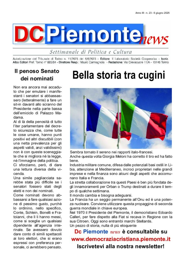 thumbnail of Giugno 2025 Numero 23