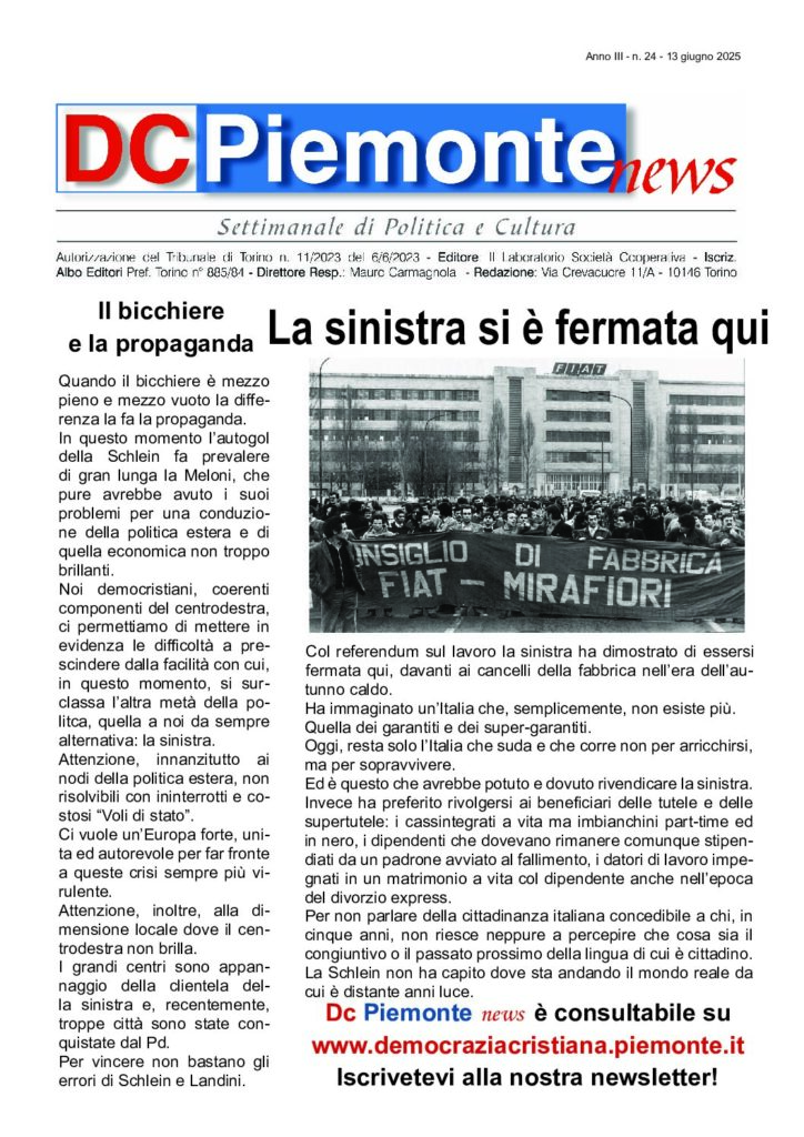 thumbnail of Giugno 2025 Numero 24