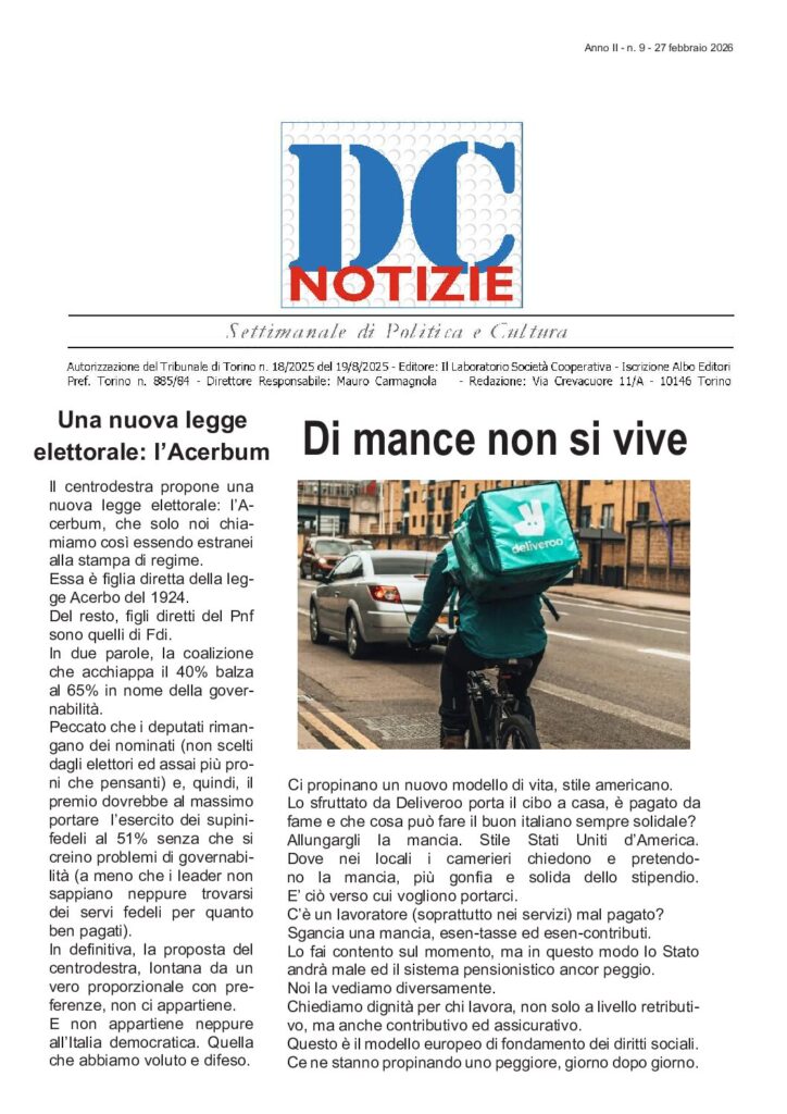 thumbnail of DCNotizie Febbraio 2026 – Numero 9
