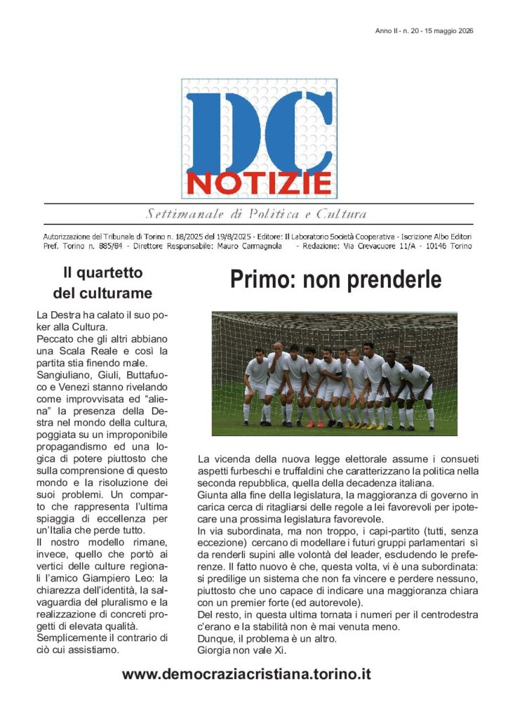 thumbnail of DCNotizie Maggio 2026 – Numero 20