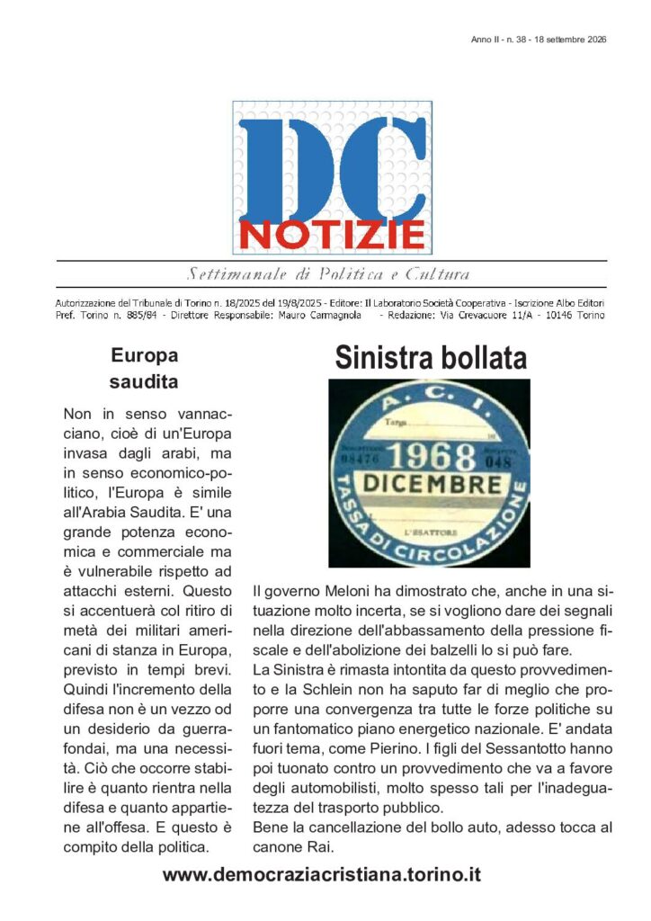 thumbnail of DCNotizie Settembre 2026 – Numero 38